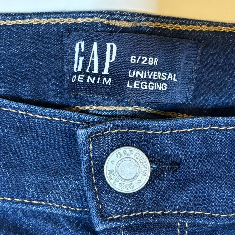 GAP Universal Legging Jegging Jeans 6 / 28 - Picture 7 of 8
